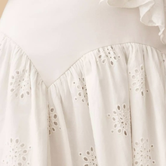 Forever That Girl White eyelet Anthropoligie skirt 
size medium - Picture 3 of 9